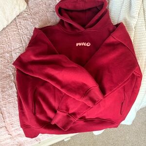 Wilo red sweatshirt